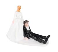 Generic Run Away Groom Wedding Cake Topper Fun Resin Figurine for Wedding Decor Unique Bridal Shower Decoration Sturdy and present for Couples