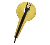 Generic Russian Jew's Harp Portable Instrument, Maultrommel for Beginners and Enthusiasts, Round