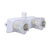 Generic RV 2 Knob Handle Diverter Valve Easy Operation Shower Faucet for Travel Trailers 1 X