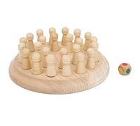 Generic Safe and Durable Wooden Memory Match Chess Game for Color Cognition and Inspiration, Children Educational Board Game for Improved Imagination