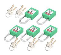 Generic Safety Creditor, 38 Mm Portable Padlock for Factories for the Machine Safety Building (Green)