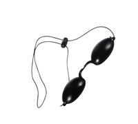 Generic Safety Eye Patch Ergonomic UV Protection Eye Mask for Cosmetic LED Treatment and Procedures Black Protective Eyewear for Daily Use