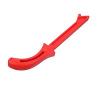 Generic Safety Woodworking Push Block for Table Saw and Band Saw Red Plastic Push Stick with Extended Hard Rod Structure for Stable Material Feeding and Enhanced Safety in Woodshop