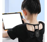 Generic Sagging Posture Correction, Wide Application Intelligent Posture Trainer Prevents Your Child from Ringing at Work (Black)