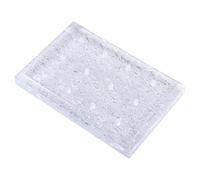 Generic Salon Nail Drill Bit Stand 12-hole Acrylic Base Storage Organizer Case for Nail Art Tools Professional Drill Bit Box Holder for Salon and Home Use