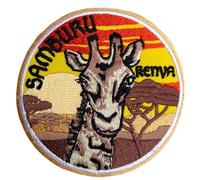 Generic Samburu Kenya Patch (3.5 Inch) Iron-on or Sew-on Badge Travel Africa Souvenir National Reserve Safari Emblem Gift Patches, Large, KarmA603