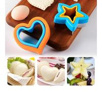 Generic Sandwich Cutter and Sealer Set - Heart & Star Shapes - 2 Pieces