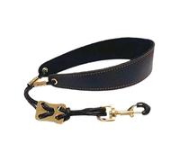 Generic Sax Neck Strap Adjustable,Convenient, PU Leather,Portable,Soft,Sax Strap,Saxophone Strap for Alto Soprano Tenor Sax, Black