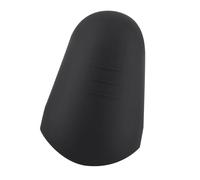Generic Saxophone Mouthpiece Cap Flexible Rubber Protective Cover for Saxophone and Clarinet 2 Pcs Black and White (Black)