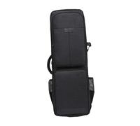 Generic Saxophone Shoulder Bag Sax Gig Bag Portable with Pouch Handle Handbag Saxophone Storage Case for Flute Straight Sax Gig, black