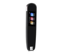 Generic Scanning Reading Pen, Touch Screen English Learning Clear Sound Language Translator Pen Quick Recognition for Students for Home Use (Black)