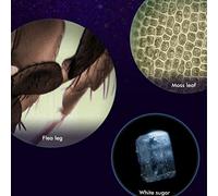 Generic Science Education Microscope Kit Portable Microscope for Kids with High-Definition Lens Enjoy Family Time Learning Toys, Easy-to-Use, ABS Material in Gene