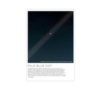 Generic Science Pale Blue Dot Educate Planet Poster Canvas Poster Wall Art Decor Print Picture Paintings for Living Room Bedroom Decoration Unframe: 20x30inch(50x75cm)