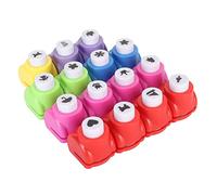 Generic Scrapbook Paper Punch 15 Shapes Set, Easy Operation for Greeting Cards, Suitable for Children 3-13 Years Old, ABS Alloy 3. X 2.5 X .2cm