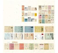 Generic Scrapbooking Material Paper, Multi-Purpose Vintage Decorative Scrapbooking Paper for Album (Type 3)