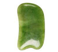 Generic Scraping Massage Board Set for Neck and Leg Stress Relief and Muscle Reduction Resin 7pcs Natural Green Scraping Massage Tools for Body Relaxation and Facial Care