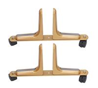 Generic Screen Partition Support Leg Strong Holder for Room Divider Screen with Moving Wheels for Event Space Aluminum Alloy (Gold)