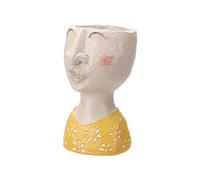 Generic Sculpture Plant Pot Artistic Flower Pot Fadeless Resin Planter for Succulents Breathes Life Into Any Indoor Space (Material: Resin) (Genericegh2p5n9k0-200421XA02-4)