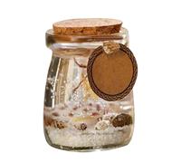 Generic Sea Shell Gel Scented Candle - Sea Breeze Scent with Shells, Starfish, and Conchs Inside | Relaxing Ambience Candle