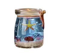 Generic Sea Shell Gel Scented Candle - Sea Breeze Scent with Shells, Starfish and Conchs Inside | Relaxing Ambience Candle
