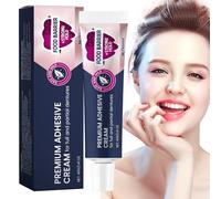 Generic Secure Denture Glue, Long-Lasting Adhesive Cream, Extra Strong Hold for Upper, Lower or Partials, All-Day-Hold (2pcs)