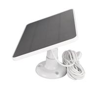 Generic Security Camera Solar Panel Efficient Charging for Arlo Pro 4 Pro 5S 3, Solar Power Supply for Outdoor Camera (White)