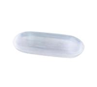 Generic Selenite Charging Plate, Crystal Cleaning Bowl for Cleansing & Recharging, Gift, Crystal Charging Station Statue Decoration, 15 cmx7 cm