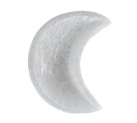 Generic Selenite Crystal Bowl Charging Bowl Home Decor Creative Crafts Ornament Housewarming Gift Soothing Storage Plate, 14cm