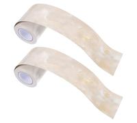Generic Self Adhesive Stick on Borders for Walls, 2 Rolls PVC Marble Skirting Board Covers with Splashproof Feature, Flexible Decorative Strips for Home and Balcony Wall Trim