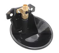 Generic Self-Filling Livestock Waterer, Thickened Steel Drinking Bowl, 7.1 X 3.1 In / 18 X 8 Cm, Rust-Proof Copper Valve For Sheep, Cattle, Pigs