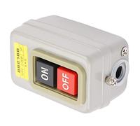 Generic Self Locking 3P On/Off Power Push Button Switch for AC Motor Control 15A, Durable Material for Industrial Use