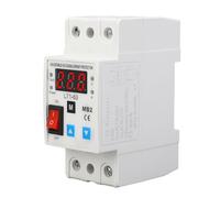 Generic Self Recovery Voltage Protector PA66 63A Adjustable Over Under Voltage Safety Device for Appliances