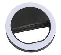 Generic Selfie Ring Light Mini Compact 360 Degrees Lighting for Live Streaming Photography Teaching Material Plastic 0.4in Clamp