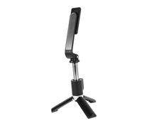 Generic Selfie Stick Cell Phone Stand Travel Stand Label Sticker Portable Paint Device Sticker Fog- Mirror Portable Mirror Tripod for Camera Phone Selfie Stand Bracket Black Abs
