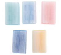 Generic Sensory Brush 5pcs Mixed Color Bath Sponge Brushes for Scalp Scrubbing and Sensory Development During Bath for and Adults