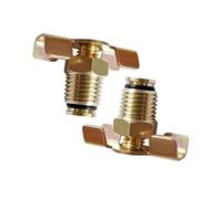 Generic Set of 2 Air Tank Drain Valves for Air Compressor Replacement 1/4" NPT Male
