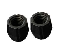 Generic Set of 2 Toothpaste Refill Adapters, Reusable Connectors and Transfer Tubes, Compact and Easy to Use, for The Sa, Black