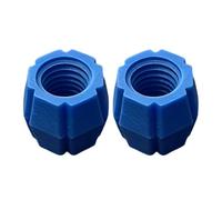 Generic Set of 2 Toothpaste Refill Adapters, Reusable Connectors and Transfer Tubes, Compact and Easy to Use, for The Sa, Blue