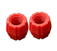 Generic Set of 2 Toothpaste Refill Adapters, Reusable Connectors and Transfer Tubes, Compact and Easy to Use, for The Sa, Red
