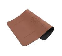 Generic Sewing Machine Rubber Mat, Reduce Vibrations and Noise, PU Rubber Pad, 40x60x0.5cm, with Protective Barrier, for Household (Golden Brown)