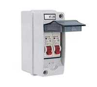 Generic SG Outdoor Power Circuit Breaker MCB C Type Excellent Performance Wide Range of Applications for Workshop Electrical Accessories IP65 Proof (C16+C20)