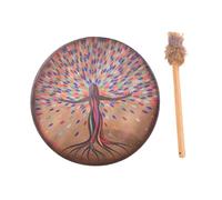 Generic Shaman Drum, Shamanic Drum, Percussion, Wooden Stick, Accessory, Ceremony, Unique Decoration, Suitable for Festivals And Shows, Goddess of Life