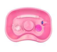 Generic Shampoo Basin, Hairdressing Supplies, Wash Bowl for Comfortable Hair Washing with Accessories for Household, Nursing, Bedridden Seniors in Need of Car, Pink