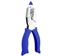 Generic Shape Hole Punch Set - 1/4" Circle, Heart, Star, Triangle Puncher with Soft Grip for Binder, Scrapbooking, Cards | Paper Craft Tools (Triangle)