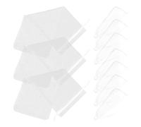 Generic Sheer Organza Wine Bottle Bags White 10pcs Wine Bottle Covers with Satin Drawstring Closure 37x15cm for Gift Wrapping and Party Present