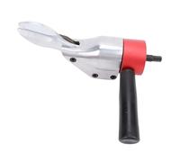 Generic Sheet Metal Shear, CRV Steel Drill Attachment with 360 Degree Rotating Handle for Iron Aluminum Stainless Steel Carpet Cardboard