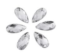 Generic Shiny Crystal Resin Sewing Craft Accessories for Fashion Decoration 200pcs/pack Horse Eye Crystal Flatback for Clothing Shoes Bag Acrylic Resin (9 * 18mm Water Drop net)