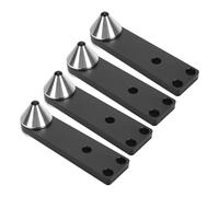 Generic Shockproof Aluminum Alloy Speaker Spike Feet for Subwoofer Bookshelf Floor Standing Speakers 4pcs