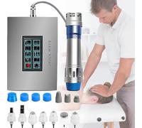 Generic Shockwave Therapy Device for Erectile Dysfunction, Non-Invasive Deep Tissue Massager with 7 Interchangeable Heads & Adjustable Energy for Pain Relief & Muscle Relaxation at Home (A)