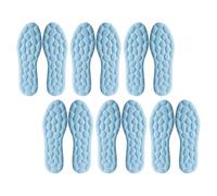 Generic Shoes Insoles, 6 Pairs Comfortable High Elastic Sports Insoles with Arch Support, Cuttable Cotton and Elastic Cloth Inner Soles for Strenuous Exercise